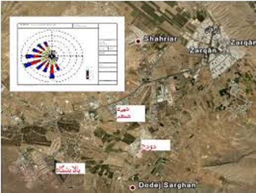 بررسي پراکنش BTEX در منطقه صنعتي زرقان به کمک GIS