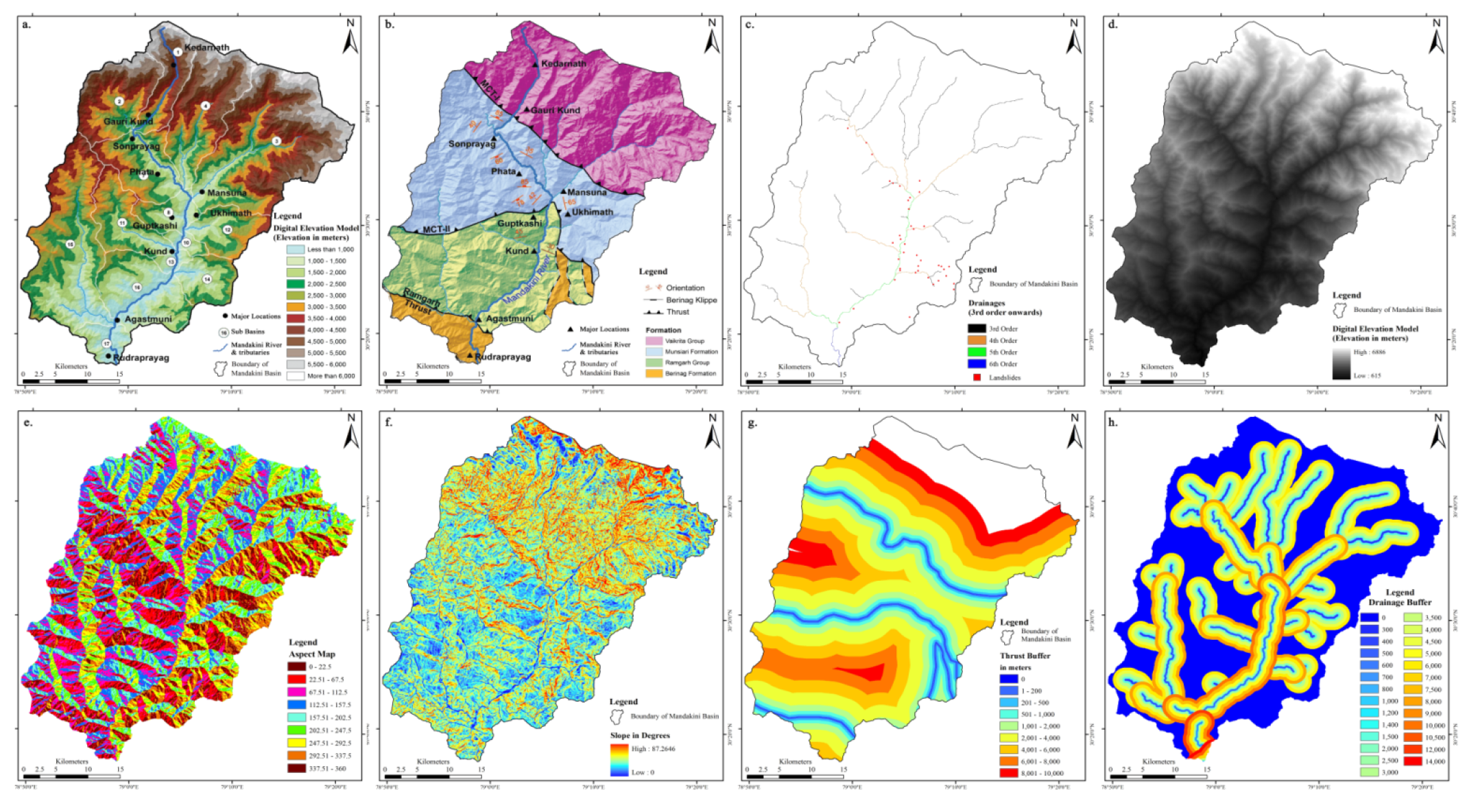 پهنه بندي خطر زمين لغزش ها با مدل رگرسيون چند متغيره با استفاده از GIS