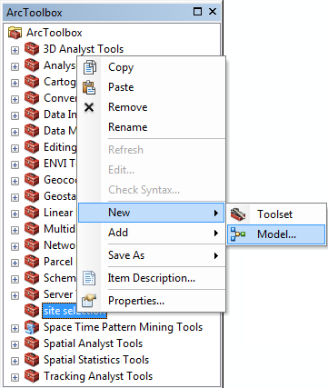 مراحل ساخت مدل در محیط Model Builder در GIS