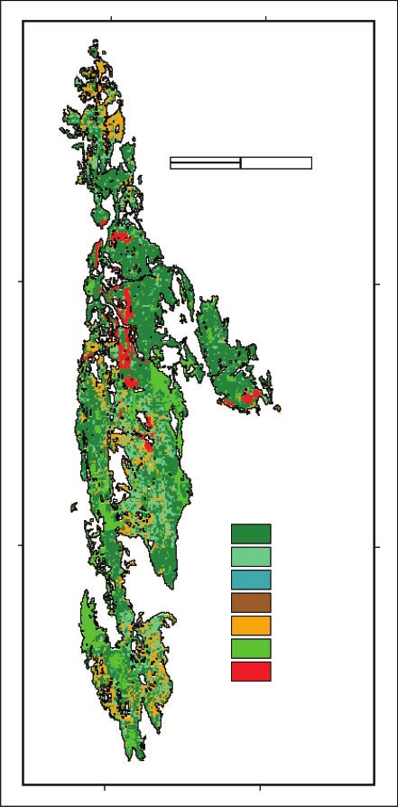 حليل فضايي نيروي آتش سوزي مناطق مختلف كشور با استفاده از RS و GIS