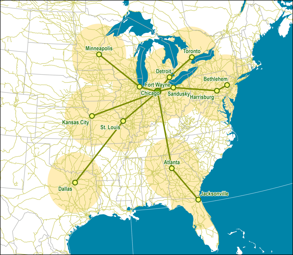 تعيين ظرفيت شبکه ريلي ايران با استفاده از سيستم اطلاعات مکاني (GIS)