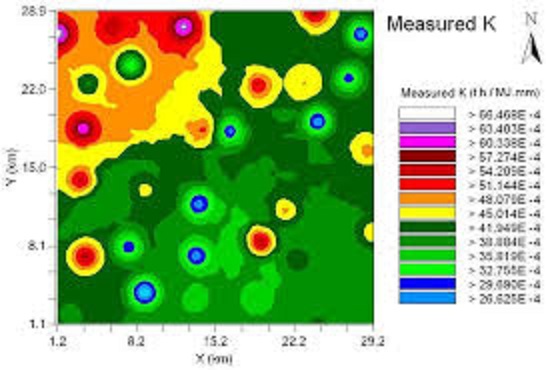 بررسي تغييرات مکاني فرسايش پذيري خاک با استفاده از روش زمين آمار و GIS (مطالعه موردي حوزه آبخيز مهر سبزوار)