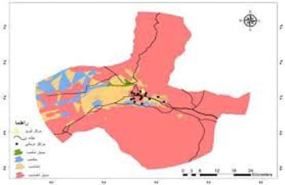 غربالگري مکاني شهرستان تبريز براي شناسايي مکان بهينه احداث اماکن و تاسيسات ورزشي در GIS