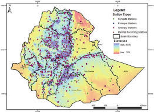 لایه شیپ فایل ایستگاه های هواشناسی کشور-موسسه چشم انداز هزاره سوم ملل