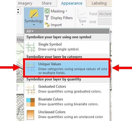Symbology appearance