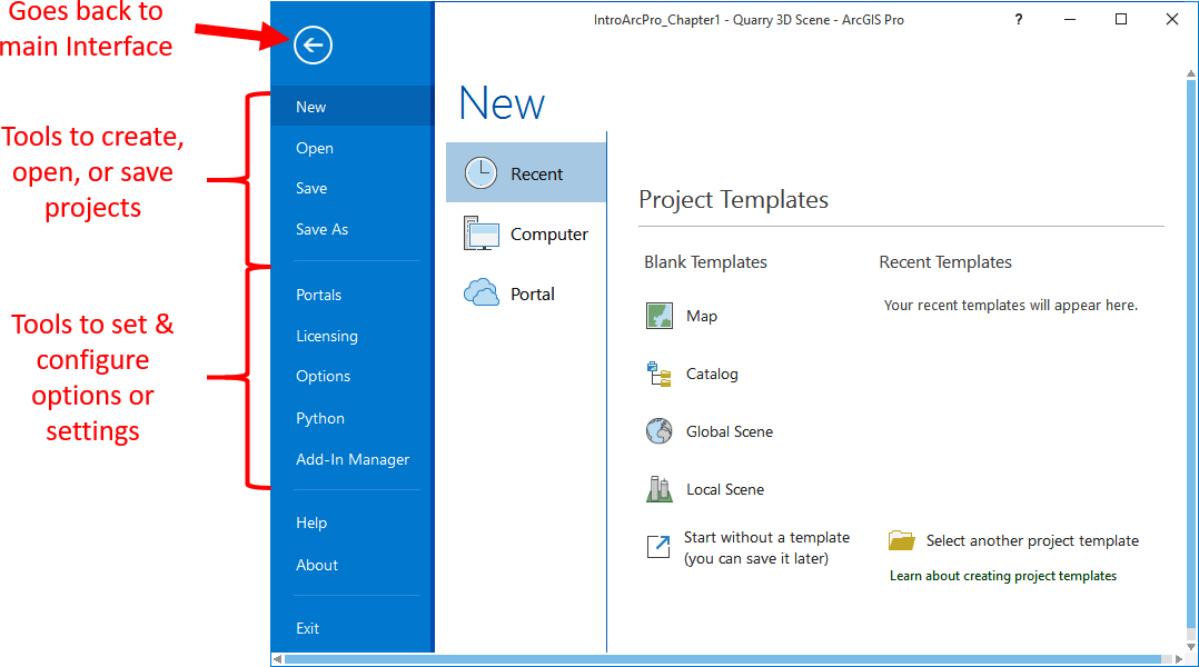 اموزش ریبون در arcgis pro