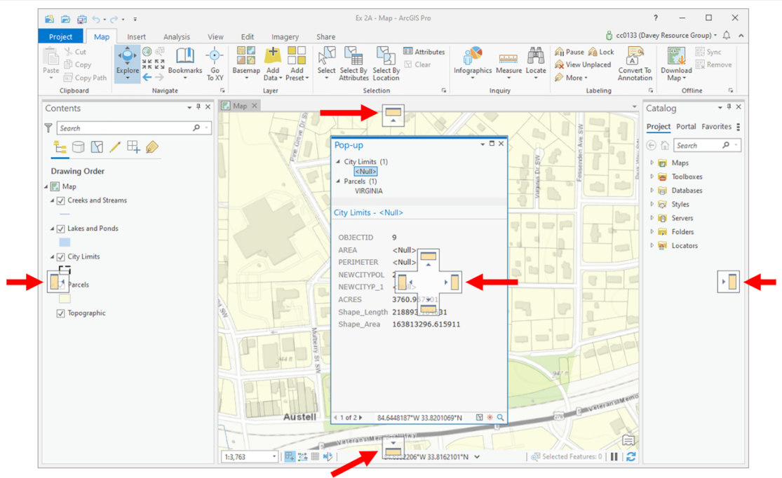 نوار ریبون در آرک جی آی اس پرو