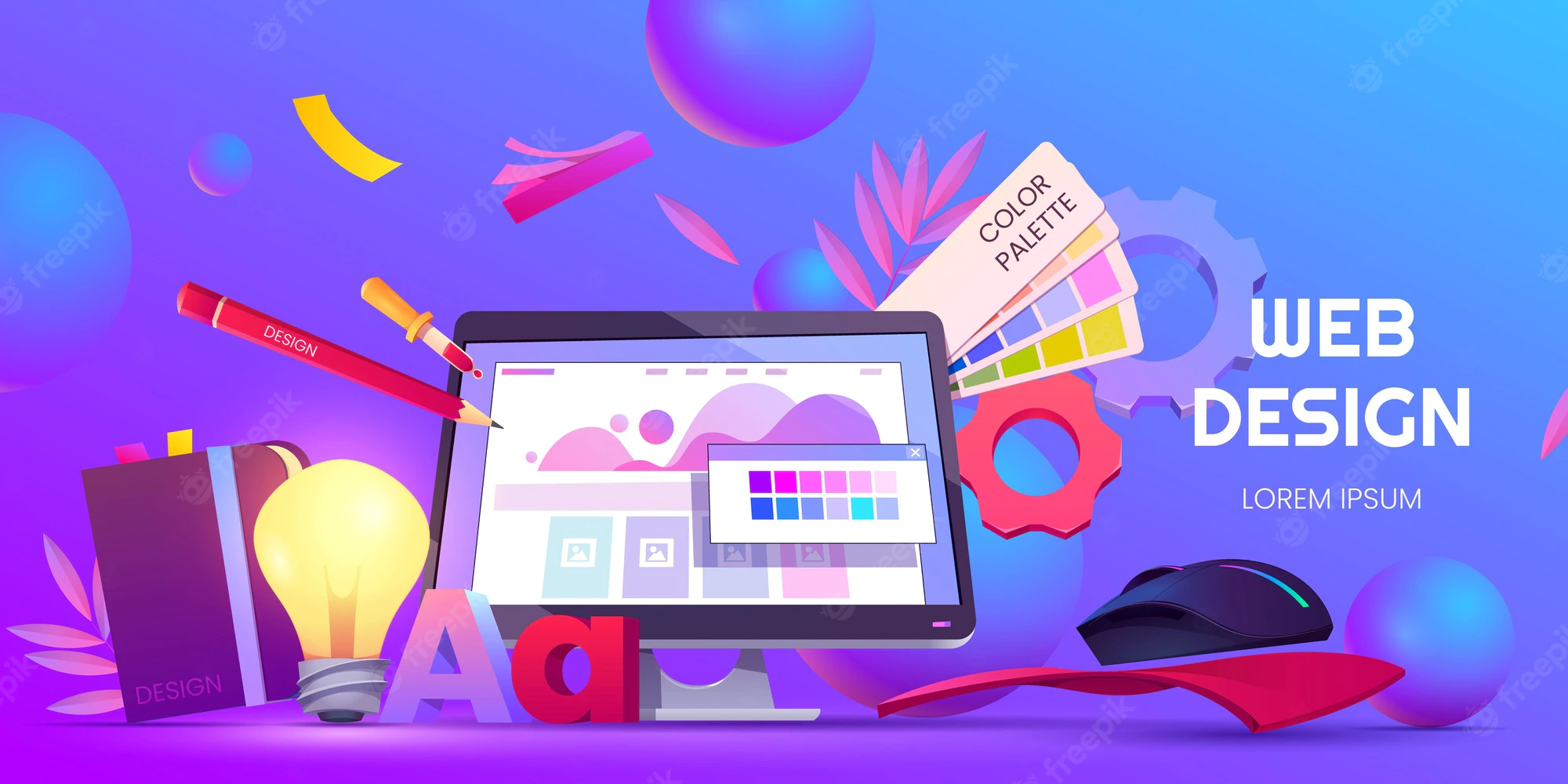Cartoon web design background 52683 70879