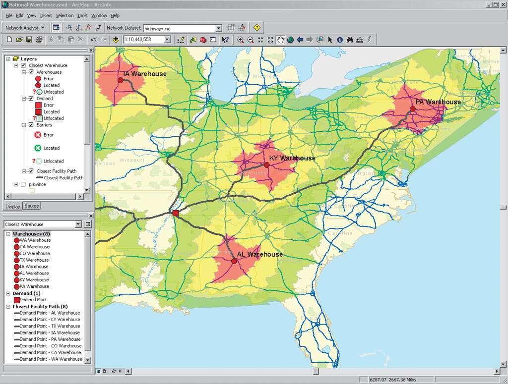 آموزش رایگان تحلیل شبکه در Arcgis
