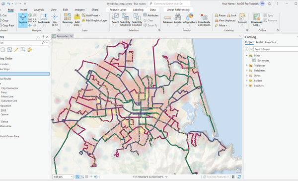 آموزش ArcGIS Pro در شهرزی