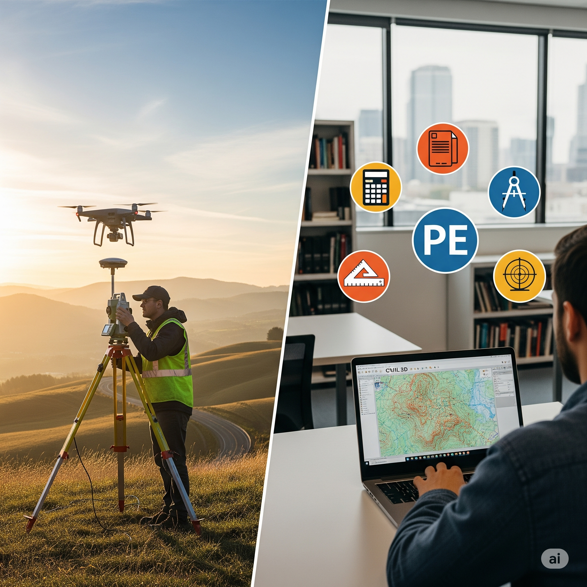 آموزش نقشه برداری 4