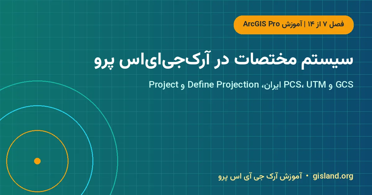 سیستم مختصات در آرک‌جی‌ای‌اس پرو – سیستم مختصات در ArcGIS Pro