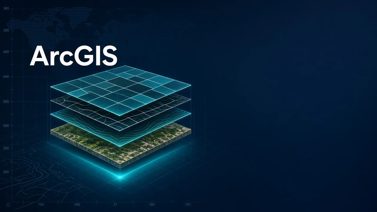 دوره آموزش ArcGIS – لایه‌های نقشه و تحلیل مکانی