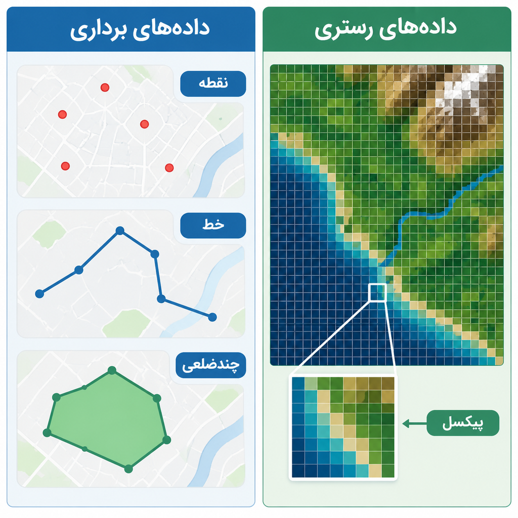 انواع داده مکانی